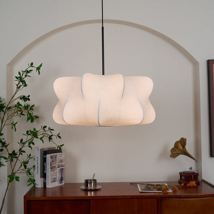 Cocoon-Inspired Pendant Light | Modern Ceiling Light Fixture with Adjustable Height | Elegant Ambient Lighting for Contemporary Spaces 8