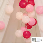 Colorful Cotton Ball String Lights | USB & Battery Powered | Versatile Fairy Lights for Cozy Ambiance 0