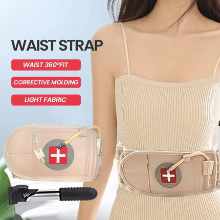 ComfortEase | Inflatable Lumbar Support Belt with Heat & Vibration | Pain Relief for Lower Back 2