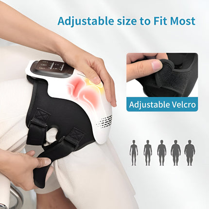 ComfortFlex | Electric Heated Knee Massager with Adjustable Compression | Portable Support for Daily Relief 7