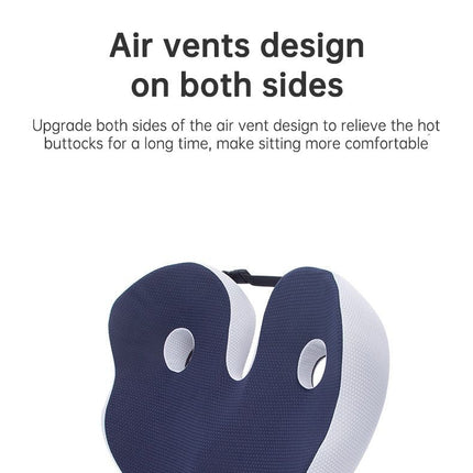 ComfortFlex | Ergonomic Seat Cushion with Memory Foam for Pressure Relief | Ideal for Office and Home Use 7