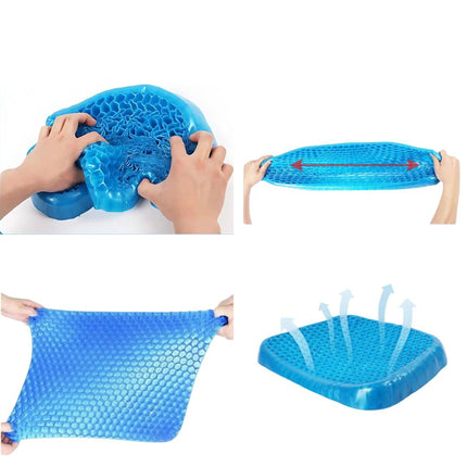 ComfortGel | Orthopedic Gel Seat Cushion with Pressure Relief | Tailbone Support for Comfort and Health 7