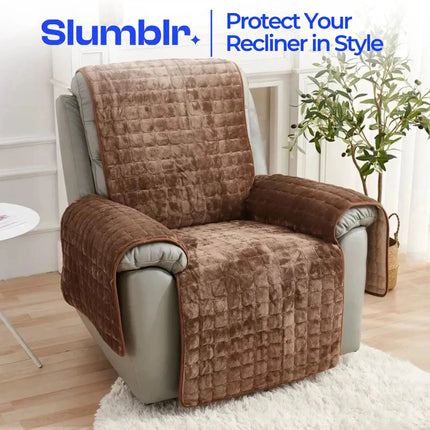 ComfortGuard | Recliner Chair Cover with Elastic Straps & Washable Microfiber | Stylish Protection for Homes with Kids and Pets 1