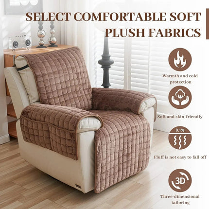 ComfortGuard | Recliner Chair Cover with Elastic Straps & Washable Microfiber | Stylish Protection for Homes with Kids and Pets 2