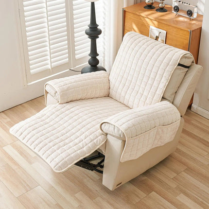 ComfortGuard | Recliner Chair Cover with Elastic Straps & Washable Microfiber | Stylish Protection for Homes with Kids and Pets 9