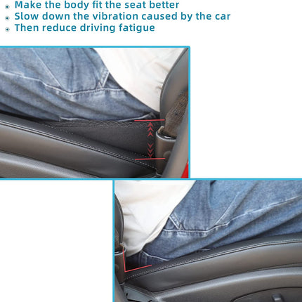 ComfortLift | Car Seat Cushion with Memory Foam for Lumbar Support and Enhanced Comfort 1