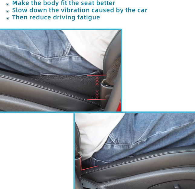 ComfortLift | Car Seat Cushion with Memory Foam for Lumbar Support and Enhanced Comfort 1