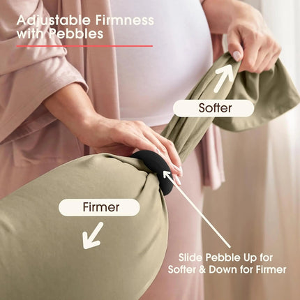 ComfortNest | Adjustable Full Body Pregnancy Pillow with Removable Cover | Ergonomic Support for Better Sleep 3