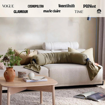 ComfortNest | Adjustable Full Body Pregnancy Pillow with Removable Cover | Ergonomic Support for Better Sleep 5