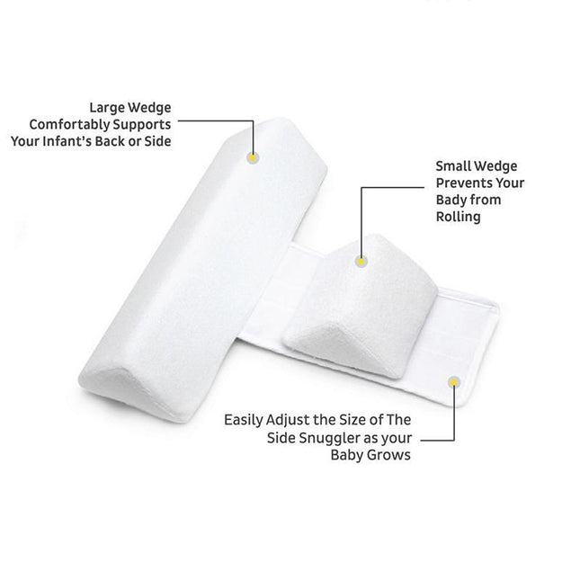 ComfortNest | Baby Pillow with Adjustable Anti-Roll Design | Ergonomic Support for Safe Side Sleeping 1
