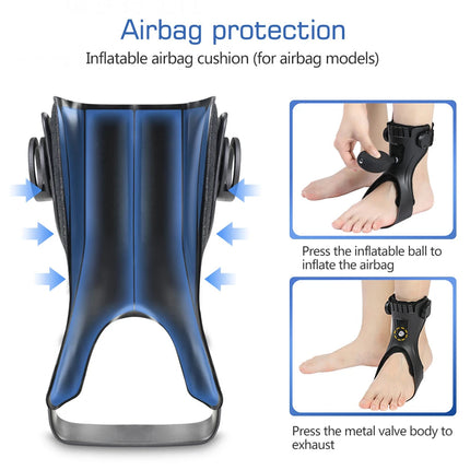 Comfort AFO Brace | Lightweight Drop Foot Support with Inflatable Airbag | Adjustable Fit for Enhanced Stability and Comfort 3