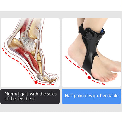 Comfort AFO Brace | Lightweight Drop Foot Support with Inflatable Airbag | Adjustable Fit for Enhanced Stability and Comfort 4