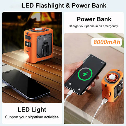 Comfort Breeze | Portable Waist Fan with 8000mAh Battery & 100 Speed Settings | Versatile Design for Ultimate Cooling 2