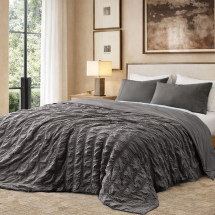 Comfort Collection | Cooling Comforter with Advanced Airflow | Lightweight Seersucker Design for Hot Sleepers 13