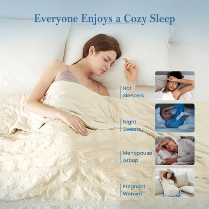Comfort Collection | Cooling Comforter with Advanced Airflow | Lightweight Seersucker Design for Hot Sleepers 5