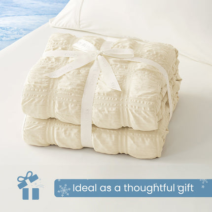 Comfort Collection | Cooling Comforter with Advanced Airflow | Lightweight Seersucker Design for Hot Sleepers 6