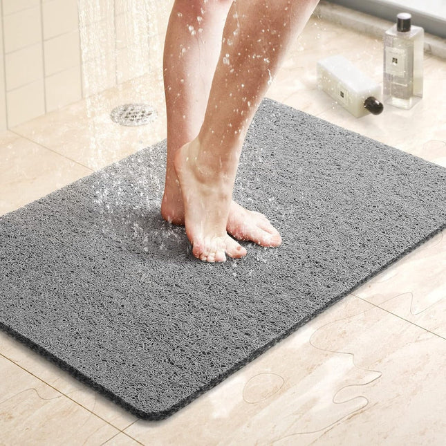 Comfort Collection | Non-Slip Shower Mat with Quick Drainage | Customizable Size for Safety and Hygiene 1