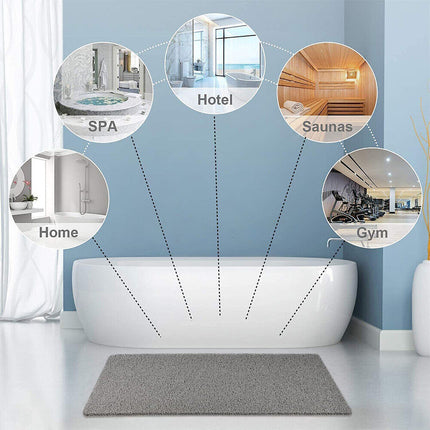 Comfort Collection | Non-Slip Shower Mat with Quick Drainage | Customizable Size for Safety and Hygiene 5