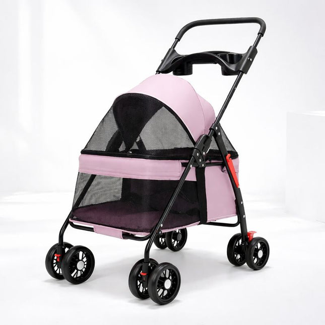 Comfort Collection | Pet Stroller for Dogs & Cats with Lightweight Design | Foldable & Breathable for Easy Travel 0
