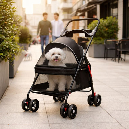 Comfort Collection | Pet Stroller for Dogs & Cats with Lightweight Design | Foldable & Breathable for Easy Travel 2
