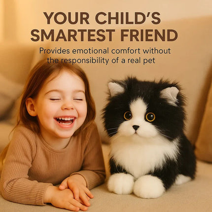 Comfort Companion | Realistic Plush Cat Stuffed Animal with Soft Texture | Ideal for Relaxation and Comfort 2
