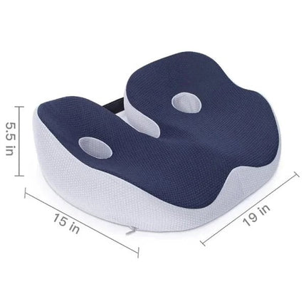 Comfort Cushion | Adjustable Memory Foam Seat Cushion with Non-Slip Base | Ergonomic Design for Sit Bone Relief 3