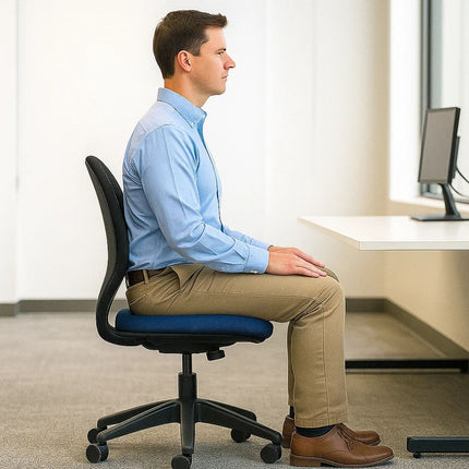 Comfort Cushion | Donut Seat Cushion for Tailbone Relief with Memory Foam | Washable Cover for Office & Travel 3
