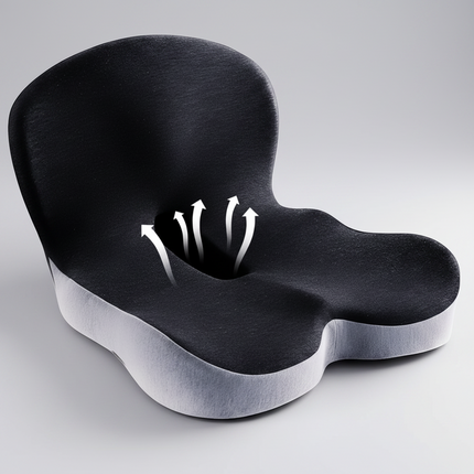 Comfort Cushion | Memory Foam Seat Cushion with Ergonomic Design | Posture Support for All-Day Comfort 9