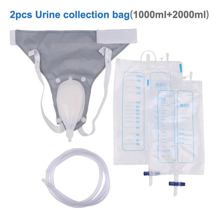 Comfort Fit | Adult Urine Collector with Silicone Cavity & Breathable Cotton Underwear | Leakproof Design for Secure Use 8
