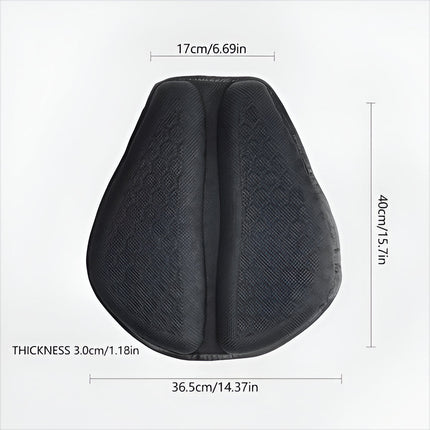 Comfort Gel Seat Cushion | Motorcycle Cushion with Shock Absorption | Breathable Design for Long Rides 3