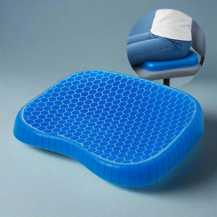Comfort Gel | Seat Cushion with Ergonomic Design & Tailbone Relief | Lightweight Support for Enhanced Comfort 0