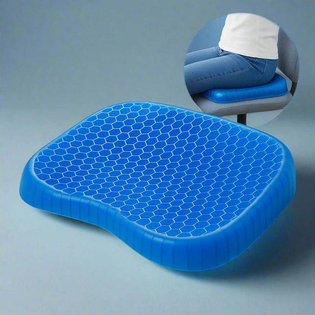 Comfort Gel | Seat Cushion with Ergonomic Design & Tailbone Relief | Lightweight Support for Enhanced Comfort 0