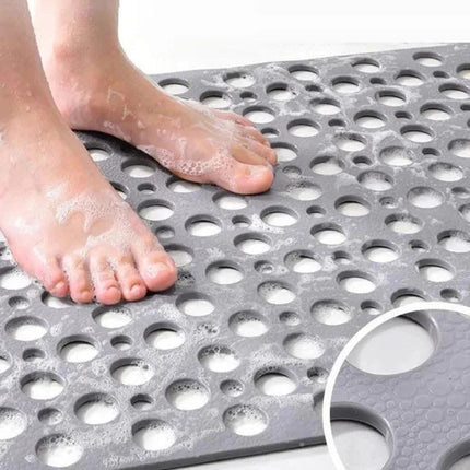Comfort Grip | Non-Slip Shower Mat with Antibacterial Surface | Safe and Hygienic Bathing Experience 4