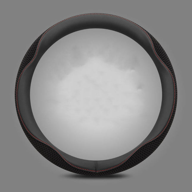 Comfort Grip | Ultra-Thin Car Steering Wheel Cover with Ice Silk Fabric | Moisture-Wicking Design for Enhanced Comfort 0