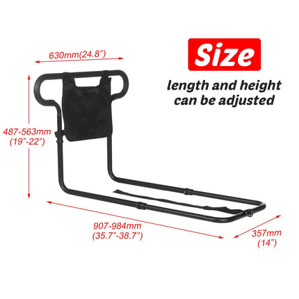 Comfort Guard | Bed Safety Rail for Seniors with Storage Pouch | Enhanced Support for Independence 2