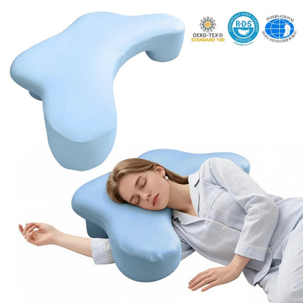 Comfort Haven | Backrest Pillow with Arms for Ultimate Support | Plush Design for Reading and Relaxing 1