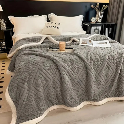 Comfort Haven | Double-Sided Thickened Blanket with Reversible Design | Soft, Breathable Fabric for Year-Round Comfort 2