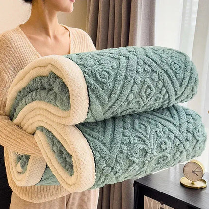 Comfort Haven | Double-Sided Thickened Blanket with Reversible Design | Soft, Breathable Fabric for Year-Round Comfort 9