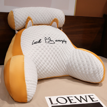 Comfort Haven | Large Memory Foam Reading Pillow with Arm Support | Ergonomic Backrest for Relaxation and Posture Improvement 2