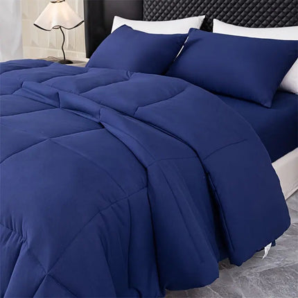 Comfort Haven | Lightweight Reversible Comforter with Diagonal Weave Design | All-Season Bedding Set for Cozy Sleep 2