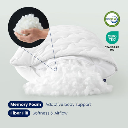 Comfort Haven | Pregnancy Body Pillow with Adjustable Cooling Fabric | Versatile Support for Sleep and Maternity Comfort 3