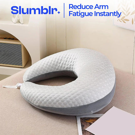Comfort Haven | Reading Pillow with Arms for Ultimate Relaxation | U-Shape Design for Reading and Crafting 1
