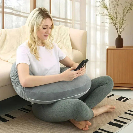 Comfort Haven | Reading Pillow with Arms for Ultimate Relaxation | U-Shape Design for Reading and Crafting 2