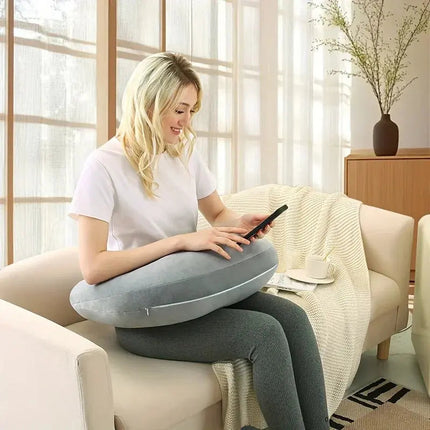 Comfort Haven | Reading Pillow with Arms for Ultimate Relaxation | U-Shape Design for Reading and Crafting 3