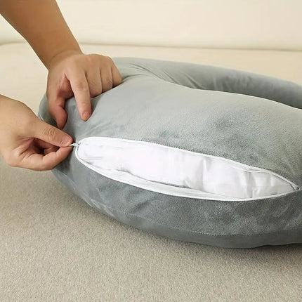Comfort Haven | Reading Pillow with Arms for Ultimate Relaxation | U-Shape Design for Reading and Crafting 7