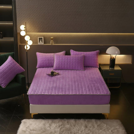 Comfort Haven | Soft Breathable Fitted Bed Sheet with Elastic Design | Cozy Mattress Cover for All-Season Comfort 4