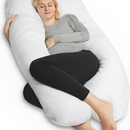 Comfort Haven | U-Shaped Pregnancy Pillow with Soft Cotton Cover | Ultimate Support for Restful Sleep 0