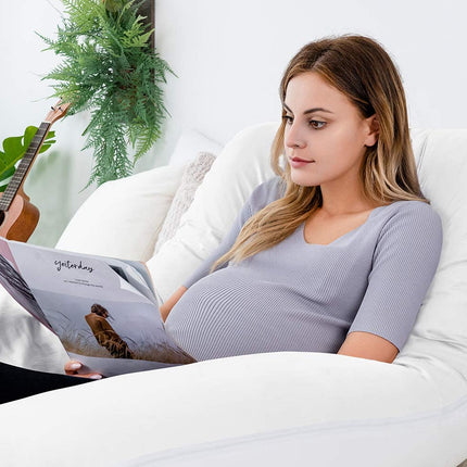 Comfort Haven | U-Shaped Pregnancy Pillow with Soft Cotton Cover | Ultimate Support for Restful Sleep 3