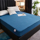 Comfort Haven | Waterproof Mattress Pad Cover with Latex Layer | Soft Cotton for Ultimate Protection 0