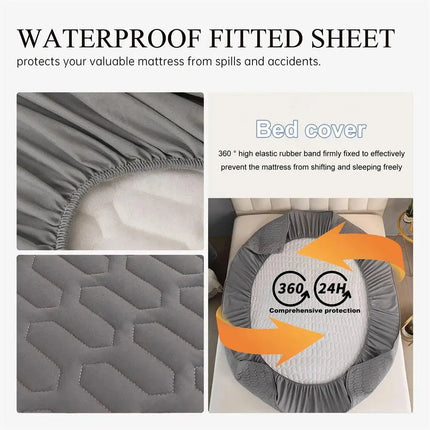 Comfort Haven | Waterproof Mattress Pad Cover with Latex Layer | Soft Cotton for Ultimate Protection 2